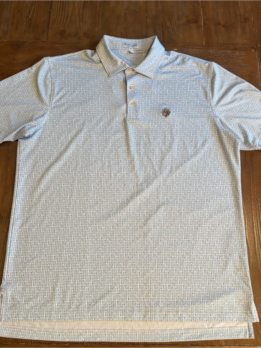 Peter Millar Polo Summer Comfort Red Cross Drinks And Cowboys Hat